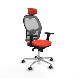 PIQUERAS Y CRESPO Silla de oficina Jorquera Naranja/Gris