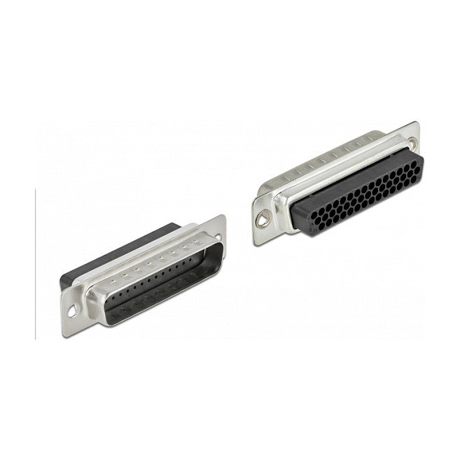 DeLOCK Adaptador D-Sub HD 44 Pin Macho a 2 x RJ45 Hembra con Kit de Montaje Beige DeLOCK Adaptador D-Sub HD 44 Pin Macho a 2 x RJ45 Hembra con Kit de Montaje Beige