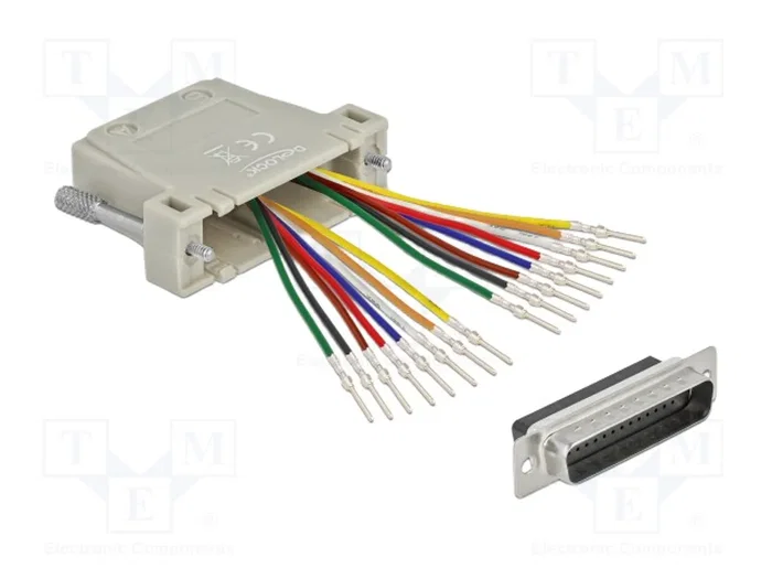 DeLOCK 66835 Adaptador D-Sub HD 44 pines macho a 2 x RJ45 hembra beige con kit de montaje DeLOCK 66835 Adaptador D-Sub HD 44 pines macho a 2 x RJ45 hembra beige con kit de montaje