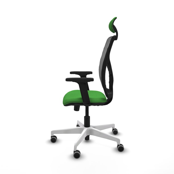 PIQUERAS Y CRESPO Silla de oficina Motilla con mecanismo Sincro, Verde y Gris PIQUERAS Y CRESPO Silla de oficina Motilla con mecanismo Sincro, Verde y Gris