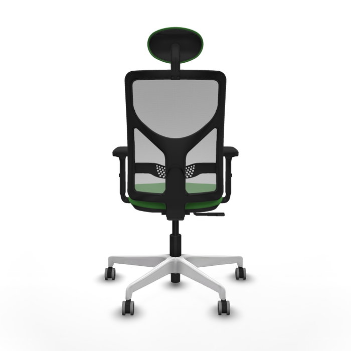 PIQUERAS Y CRESPO Silla de oficina Motilla con mecanismo Sincro, Verde y Gris PIQUERAS Y CRESPO Silla de oficina Motilla con mecanismo Sincro, Verde y Gris