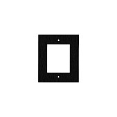 2N IP-Verso Unterputzrahmen 1-Modul, Marco de Empotrar para Montaje, Negro, Ref. 9155011B
