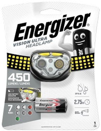 Energizer Vision Ultra Headlight 450 lm con 3 pilas AAA
