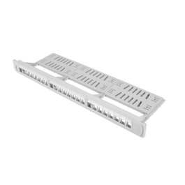 Lanberg PPKS-1124-S Panel de Parcheo 24 Puertos 1U Gris