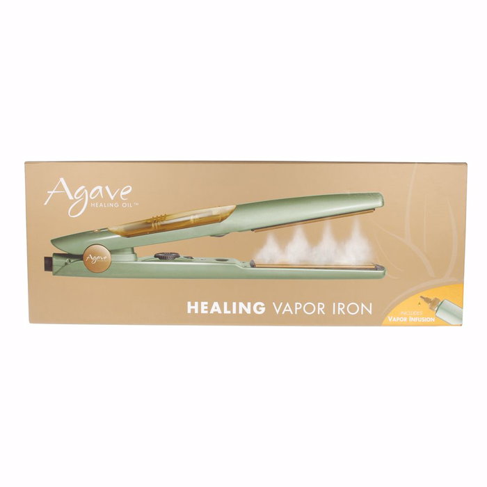 Agave HEALING OIL Plancha de Pelo Bio Ionic Vapor 125℃, Tecnología de Iones Negativos para Cabello Dañado