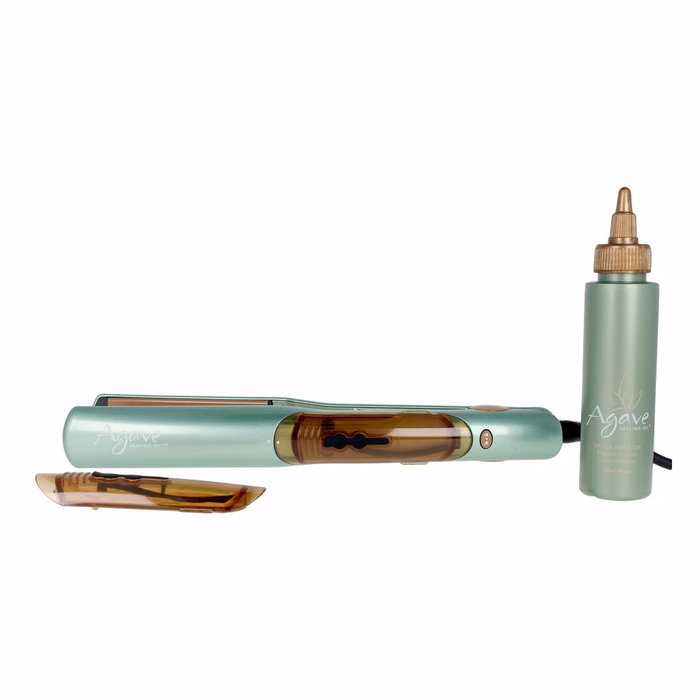 Agave HEALING OIL Plancha de Pelo Bio Ionic Vapor 125℃, Tecnología de Iones Negativos para Cabello Dañado