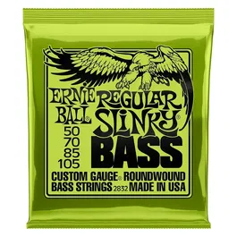 ERNIEBALL Juego Bajo Eléctrico Slinky Regular 50-105
