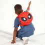 Marvel Spiderman Mochila Infantil Redonda 3D Emoji Rojo