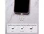 Wondee Charm Funny Protegepuertos Móvil con Colgante Floral Blanco para Tipo-C - Protección Contra Polvo y Decoración para Smartphone