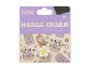 Wondee Charm Funny Protegepuertos Móvil con Colgante Floral Blanco para Tipo-C - Protección Contra Polvo y Decoración para Smartphone