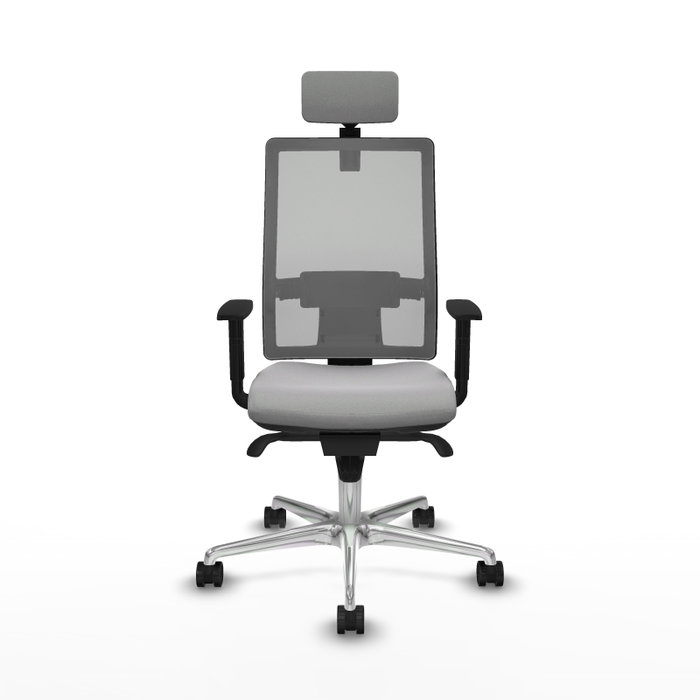 PIQUERAS Y CRESPO Silla de oficina Horna con mecanismo Sincro Gris PIQUERAS Y CRESPO Silla de oficina Horna con mecanismo Sincro Gris