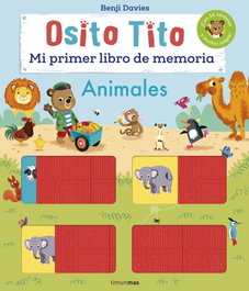TIMUN MAS, Osito Tito. Mi primer libro de memoria. Animales