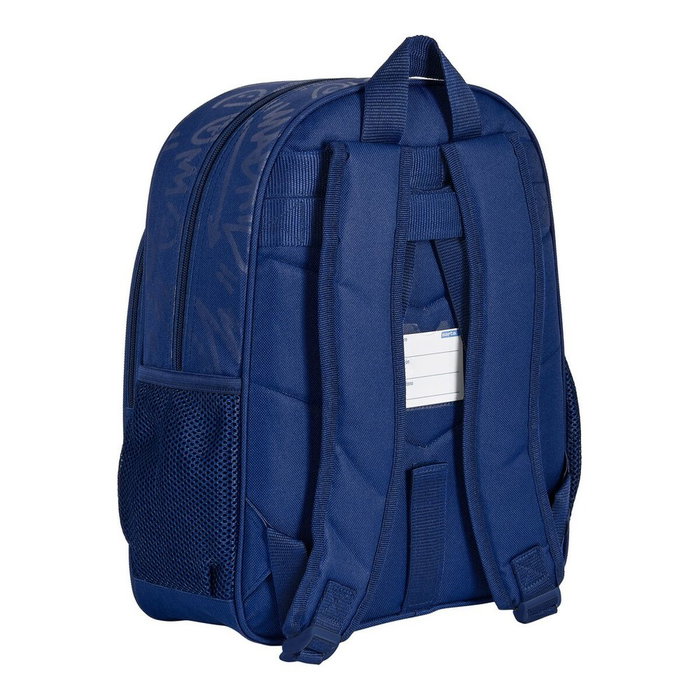 Mochila Escolar Real Madrid C.F. Azul (32 x 38 x 12 cm)