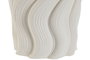 DKD Home Decor Jarrón Moderno Blanco Gres 16 x 16 x 26 cm