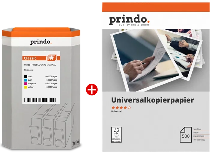 Prindo PRSBLC426XL MCVP Classic XL Pack de Valor con Colores y Blanco