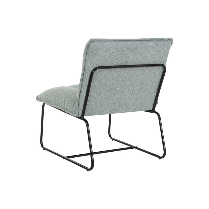 DKD Home Decor Sillón de Poliéster y Metal Verde DKD Home Decor Sillón de Poliéster y Metal Verde