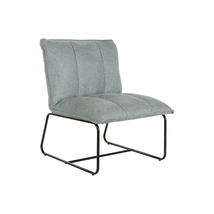 DKD Home Decor Sillón de Poliéster y Metal Verde DKD Home Decor Sillón de Poliéster y Metal Verde