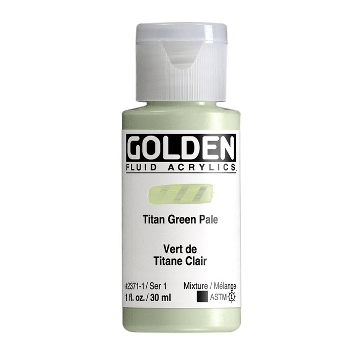 Golden Fluid Colores Acrílicos Verde Titanico Claro 30 ml Golden Fluid Colores Acrílicos Verde Titanico Claro 30 ml
