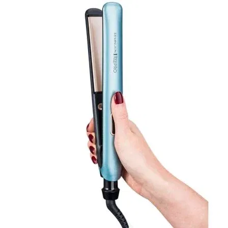 Remington S9300 Plancha para el Pelo Shine Therapy Pro Azul Triple Tecnología Potenciadora del Brillo Resultados Profesionales
