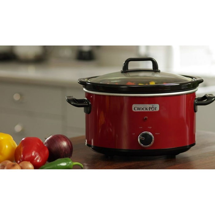 Olla elÉctrica de cocciÓn lenta crock-pot 3,5 l rojo scv400rd