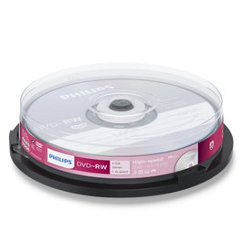 Philips DVD-RW 4,7GB 4x SP (10 unidades)