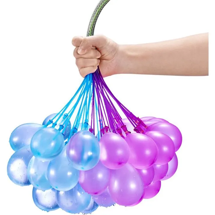 ZURU Bombas de Agua Fiesta Tropical - Paquete de 3 Ramos de 100 Globos