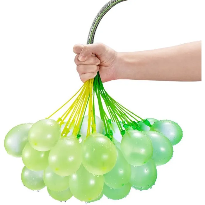 ZURU Bombas de Agua Fiesta Tropical - Paquete de 3 Ramos de 100 Globos