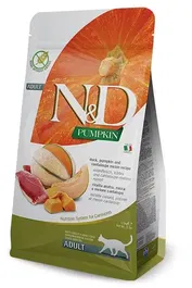 Farmina N&D Cat Pumpkin Pato Alimento para Gatos Adultos Sin Cereales con Calabaza y Betacarotenos 5 kg