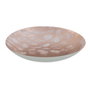 Ixia Bandeja de Cristal para Centro de Mesa Cobre Rosado 40 x 40 cm