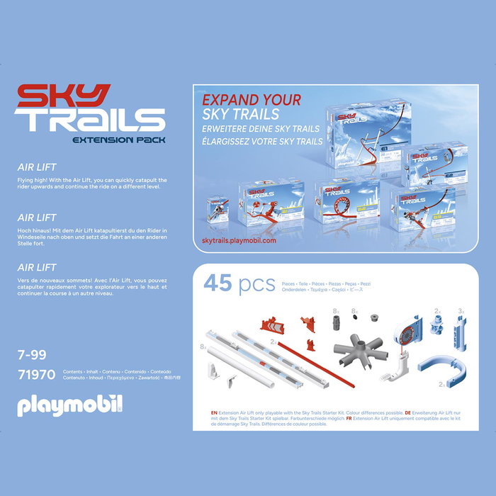 Playmobil Sky Trails Air Lift 71970 Set de Construcción para Niños +7 Años