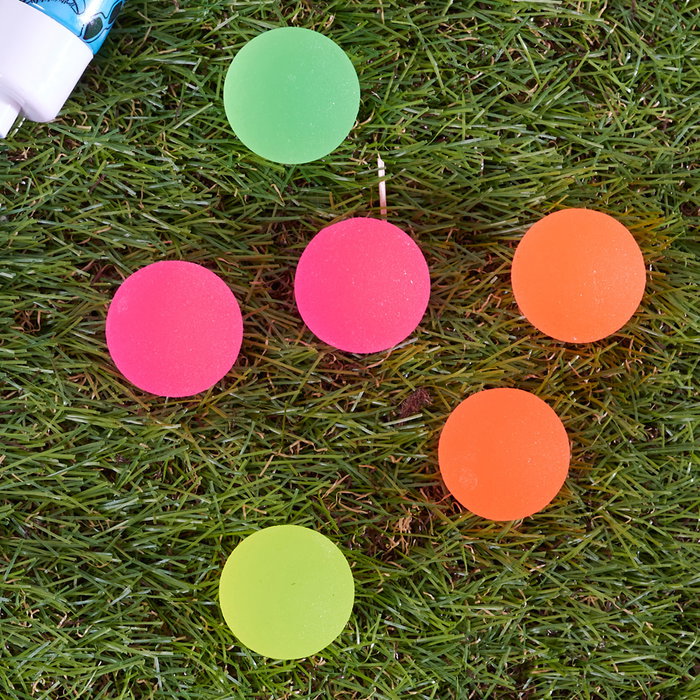 Jeux 2 momes Juego De 6 Pelotas Botantes De Colores Vivos d.3,5 cm