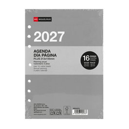 MIQUELRIUS Recambio Agenda Anual 2027 Integral Plus 213x155 mm