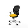PIQUERAS Y CRESPO Silla de oficina Jorquera Amarillo/Negro