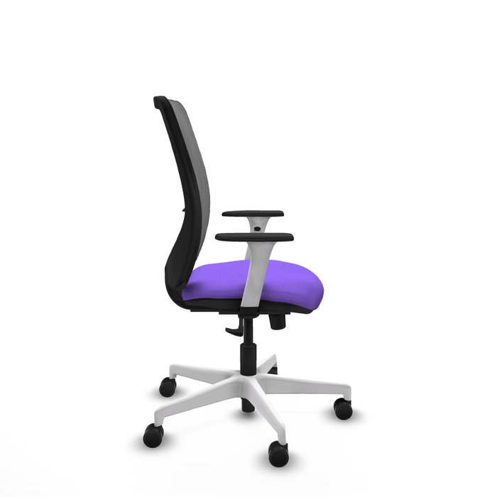 PIQUERAS Y CRESPO Silla de oficina Zulema con mecanismo Sincro, Lila y Gris PIQUERAS Y CRESPO Silla de oficina Zulema con mecanismo Sincro, Lila y Gris