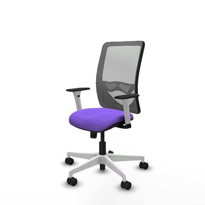 PIQUERAS Y CRESPO Silla de oficina Zulema con mecanismo Sincro, Lila y Gris PIQUERAS Y CRESPO Silla de oficina Zulema con mecanismo Sincro, Lila y Gris