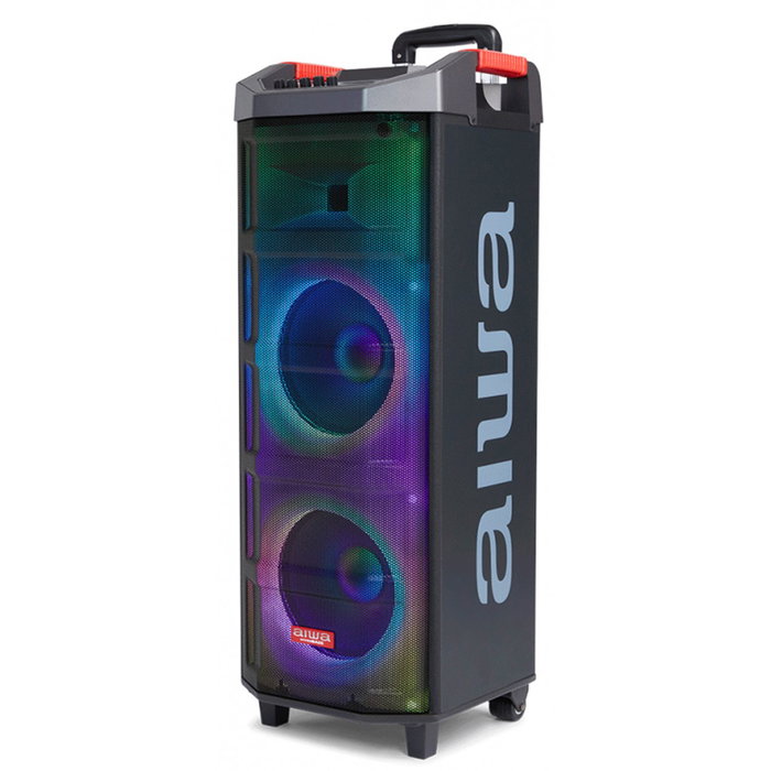 Aiwa KBTUS-710MKII Altavoz Portátil de Fiesta con Karaoke, RGB y 90W RMS