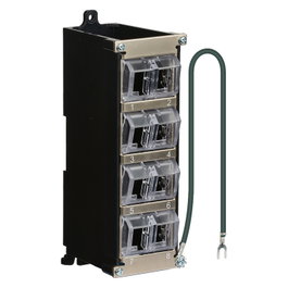 EFB Elektronik Carcasa distribuidora Keystone de 8 puertos para riel DIN y pared, plástico