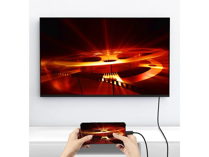 Equip Adaptador USB-C a HDMI 4K 60Hz 1m - Referencia 133415 - Conectores Chapados en Oro para Video 2K/1080P - Negro, Gris