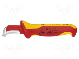 KNIPEX Cuchillo de instalador para eléctricos semiredondo
