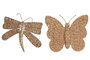 DKD Home Decor Decoración de Pared Jacinto de Agua, Pack de 2
