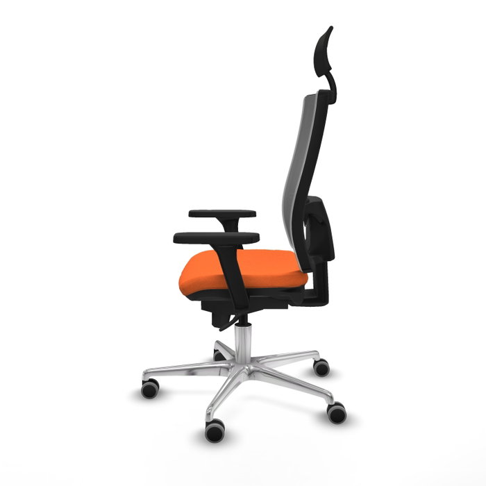 PIQUERAS Y CRESPO Silla de oficina Horna Naranja y Gris