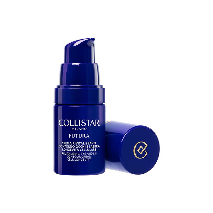 Collistar FUTURA Crema Contorno de Ojos y Labios Revitalizante - 15 ml - Reduce Ojeras y Arrugas