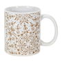 Home Deco Factory Mug Mirage 300 Ml Porcelana Con Estampado De Baldosa