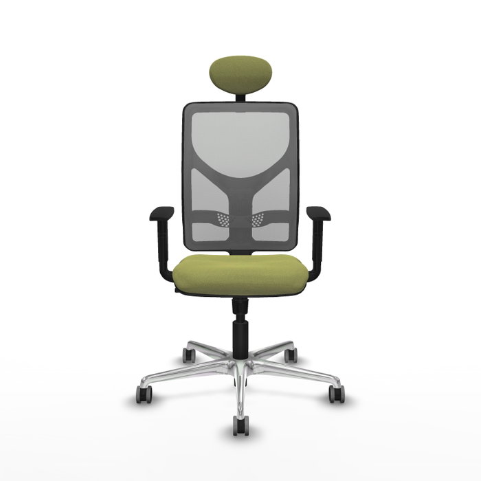 PIQUERAS Y CRESPO Silla de oficina Motilla con mecanismo Sincro, Verde oliva y Gris PIQUERAS Y CRESPO Silla de oficina Motilla con mecanismo Sincro, Verde oliva y Gris