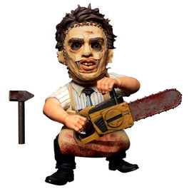 MEZCO TOYZ Figura Leatherface La Matanza de Texas 15cm Articulada con Accesorios