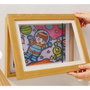 DKD Home Decor Pizarra Imán MDF 34X3X44 Cuadro Natural