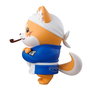 Banpresto Figura Shiba Taishou Blue Archive 15cm +15 años
