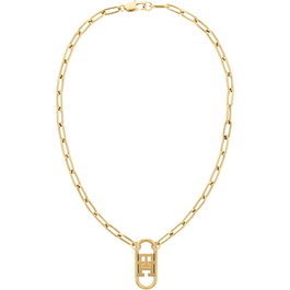 Tommy Hilfiger Collar Dorado en Acero Inoxidable