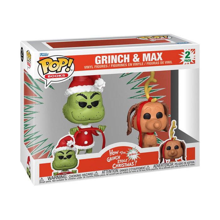 FUNKO Pack de 2 figuras POP! The Grinch - Grinch & Max