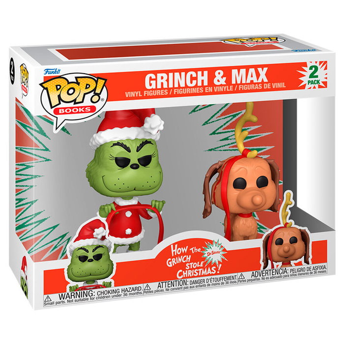 FUNKO Pack de 2 figuras POP! The Grinch - Grinch & Max
